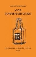 Gerhart Hauptmann - Vor Sonnenaufgang, Häftad