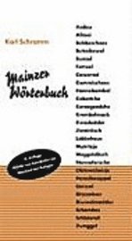 bokomslag Mainzer Wörterbuch