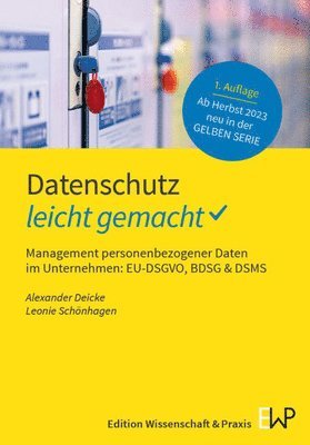 bokomslag Datenschutz - leicht gemacht