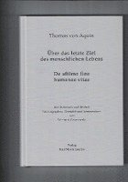 bokomslag Thomas von Aquin/ letzte Ziel des menschlichen Lebens