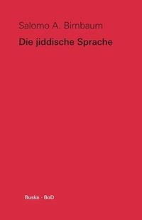 bokomslag Die jiddische Sprache