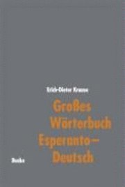 bokomslag Großes Wörterbuch Esperanto - Deutsch