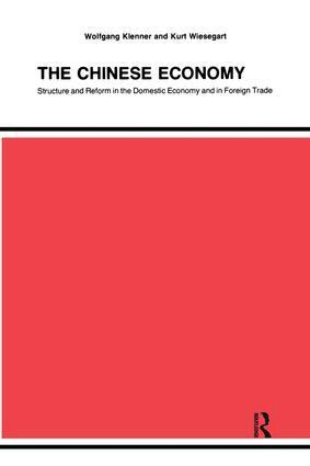 Margaret C. Simms, Wolfgang Klenner - Chinese Economy, Häftad