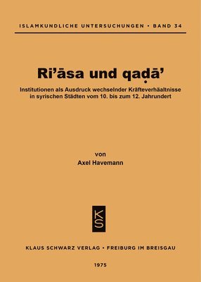 Axel Havemann - Ri'asa Und Qada', Häftad