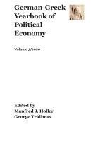 bokomslag German-Greek Yearbook of Political Economy, Volume 3