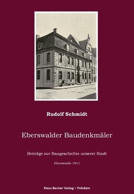 bokomslag Eberswalder Baudenkmler