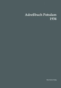 bokomslag Adrebuch Potsdam 1934