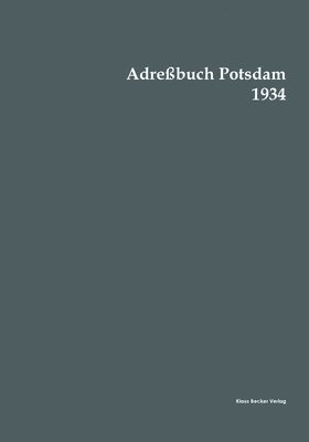 Adrebuch Potsdam 1934 1