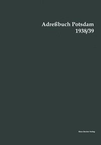 bokomslag Adrebuch Potsdam 1938/39