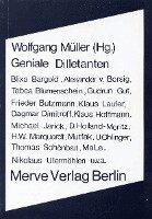 Wolfgang Müller - Geniale Dilletanten, Häftad