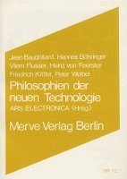 bokomslag Philosophien der neuen Technologien