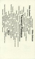 Gilles Deleuze, Felix Guattari, Günther Rösch - Tausend Plateaus. Kapitalismus und Schizophrenie, Häftad