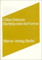 Gilles Deleuze - Bartleby oder die Formel, Häftad