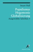 bokomslag Ausgewählte Schriften 5. Populismus, Hegemonie, Globalisierung