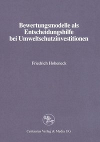 bokomslag Bewertungsmodelle ALS Entscheidungshilfe Bei Umweltschutzinvestitionen