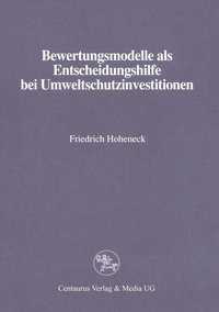 bokomslag Bewertungsmodelle als Entscheidungshilfe bei Umweltschutzinvestitionen