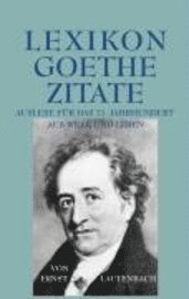 bokomslag Lexikon - Goethe - Zitate