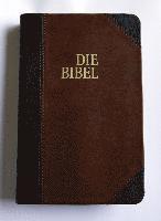 bokomslag Schlachter 2000 Bibel - Taschenausgabe (Softcover, grau/braun, Goldschnitt)