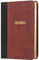 bokomslag Schlachter 2000 Bibel - Taschenausgabe (Softcover, grau/braun, Goldschnitt)