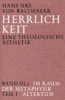 bokomslag Herrlichkeit. Eine theologische Ästhetik / Im Raum der Metaphysik