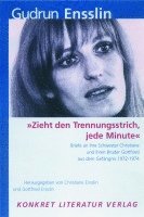 bokomslag "Zieht den Trennungsstrich, jede Minute"