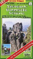 Große Wander- und Radwanderkarte Sächsisch-Böhmische Schweiz 1 : 30 000 1