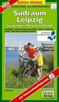 bokomslag Radwander- und Wanderkarte Südraum Leipzig 1 : 50 000