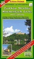 bokomslag Radwander- und Wanderkarte Wälder um Zwickau, Werdau und Greiz und Umgebung 1 : 35 000