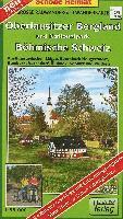 bokomslag Oberlausitzer Bergland und Nationalpark Böhmische Schweiz 1 : 35 000. Radwander-und Wanderkarte