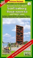bokomslag Radwander- und Wanderkarte Lausitzer Seenland, Senftenberg, Hoyerswerda und Umgebung 1 : 50 000
