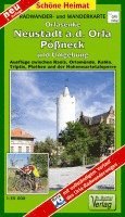 Orlasenke, Neustadt a.d. Orla, Pößneck und Umgebung 1 : 35 000. Radwander- und Wanderkarte 1