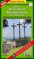 bokomslag Rhön, Kreuzberg, Bischofsheim und Umgebung 1 : 35 000 Radwander- und Wanderkarte