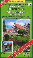 bokomslag Bayerische Rhön, Oberelsbach, Mellrichstadt und Umgebung Radwander- und Wanderkarte 1 : 35 000