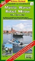 bokomslag Müritz, Waren, Röbel und Umgebung 1 : 50 000 Radwander- und Wanderkarte