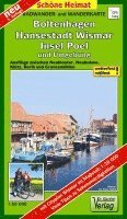 bokomslag Hansestadt Wismar, Insel Poel, Boltenhagen und Umgebung Radwander- und Wanderkarte 1 : 50 000