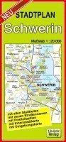 bokomslag Stadtplan Schwerin 1 : 20 000