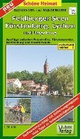 bokomslag Radwander- und Wanderkarte Feldberger Seen, Fürstenberg, Lychen und Umgebung