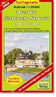 Ausflugskarte Dresden, Sächsische Schweiz und Umgebung 1 : 125 000 1
