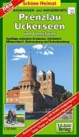 bokomslag Radwander- und Wanderkarte Prenzlau, Uckerseen und Umgebung