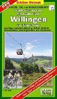 bokomslag Wander-, Ski- und Radwanderkarte Waldecker Upland, Hochsauerland, Willingen und Umgebung 1:30 000