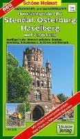 Radwander- und Wanderkarte Flusslandschaft Elbe, Stendal, Osterburg, Havelberg und Umgebung 1 : 50 000 1