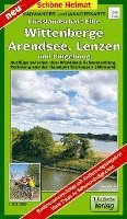 Radwander- und Wanderkarte Flusslandschaft Elbe, Wittenberge, Arendsee, Lenzen und Umgebung 1 : 50 000 1