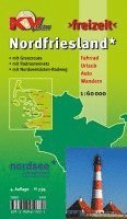 Nordfriesland Kreis mit Sylt, Amrum, Föhr und Halligen, KVplan, Radkarte/Freizeitkarte/Wanderkarte, 1:60.000 1