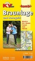 bokomslag Braunlage & Hohegeiß, KVplan, Wanderkarte/Radkarte/Stadtplan, 1:25.000 / 1:10.000