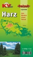 bokomslag Harz (Gesamtharz-Karte), KVplan, Wanderkarte/Harzklub-Wanderwege/Freizeitkarte/Radkarte, 1:50.000