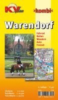 bokomslag Warendorf, KVplan, Radkarte/Reiterkarte/Wanderkarte/Stadtplan, 1:25.000 / 1:12.500 / 1:5.000