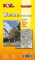 bokomslag Werne an der Lippe, KVplan, Radkarte/Wanderkarte/Stadtplan, 1:25.000 / 1:15.000 / 1:7.500