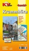 bokomslag Krummhörn & Greetsiel (mit 19 Detailkarten), KVplan, Radkarte/Freizeitkarte/Stadtplan, 1:30.000 / 1:7.500