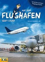 bokomslag Auf dem Flughafen geht's rund - mit großem, farbigem Flugzeug-Poster