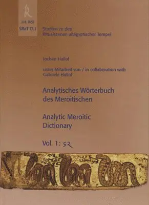 Jochen Hallof - Analytisches Worterbuch Des Meroitischen /Analytic Meroitic Dictionary, Volume 1, Inbunden. Tillgänglighet: Tillfälligt slut